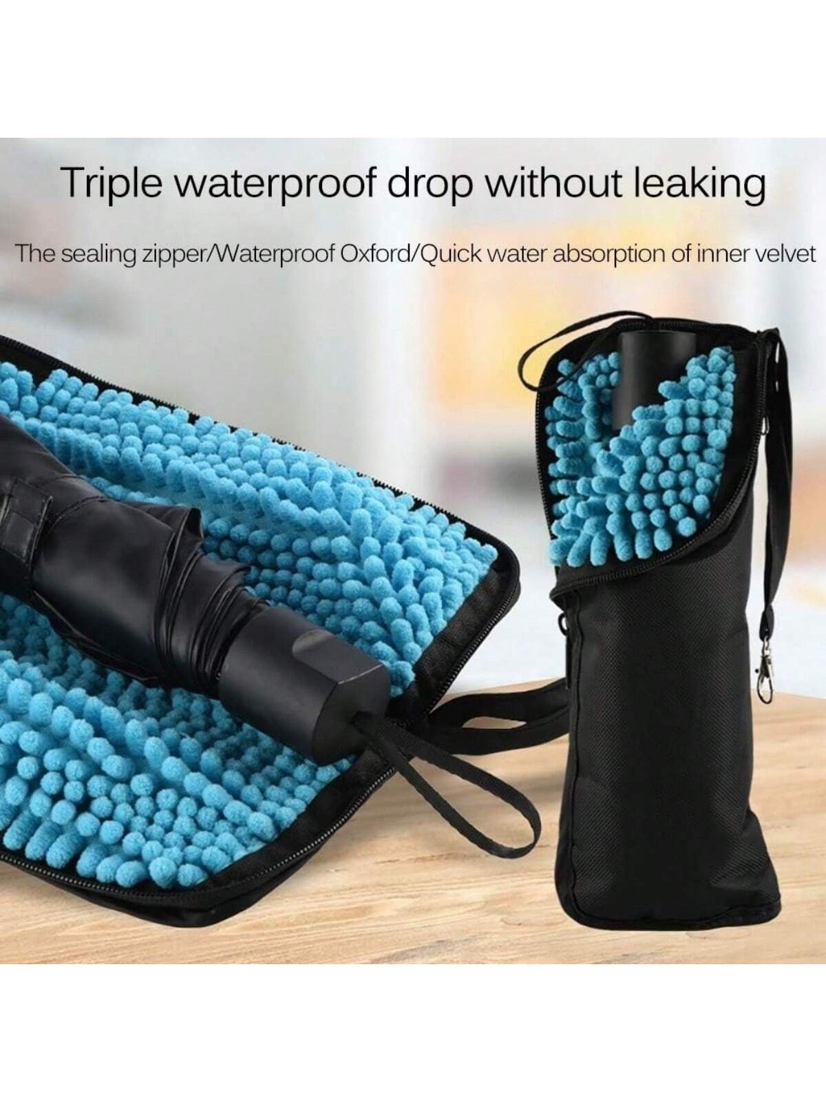 1PC 12x34cm Portable Quick-Dry - Travel Umbrella Compact ulasan dan harga