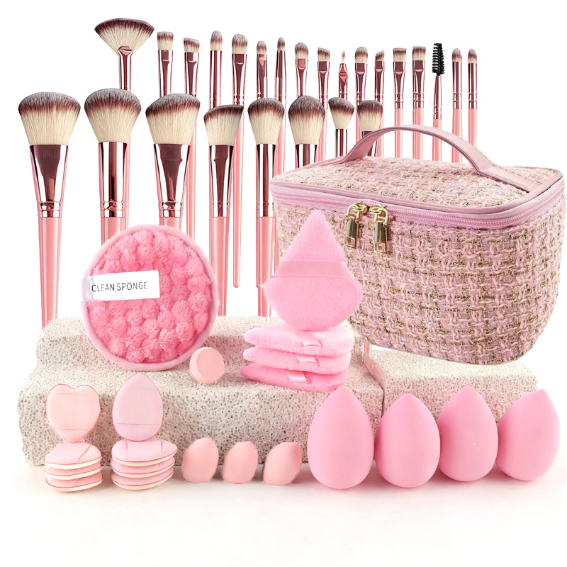 Makeup Brush Set Chic Fragranc - Travel Accessories Kit Bag ulasan dan harga