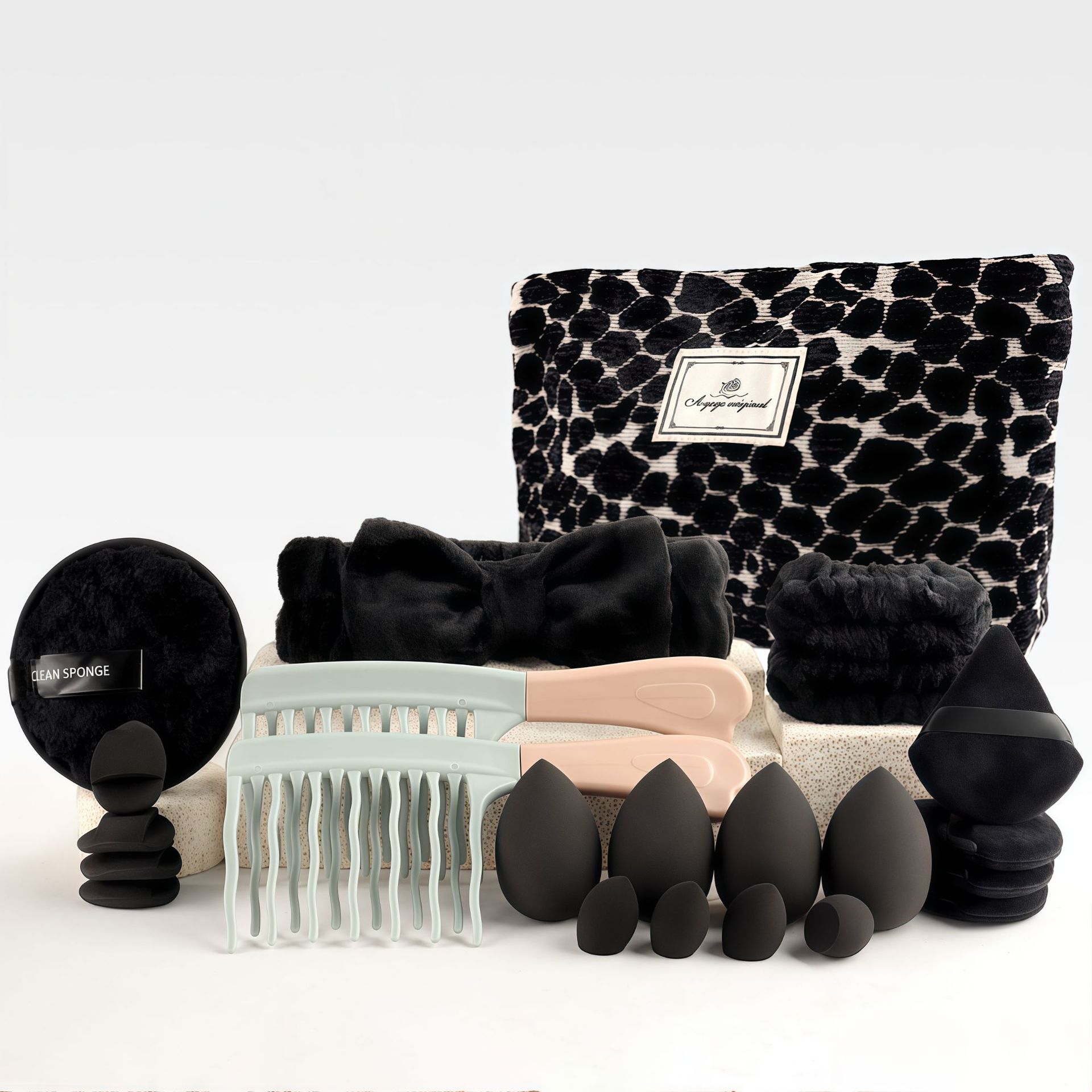 Makeup Brush Set Chic Fragranc - Travel Accessories Kit Bag ulasan dan harga