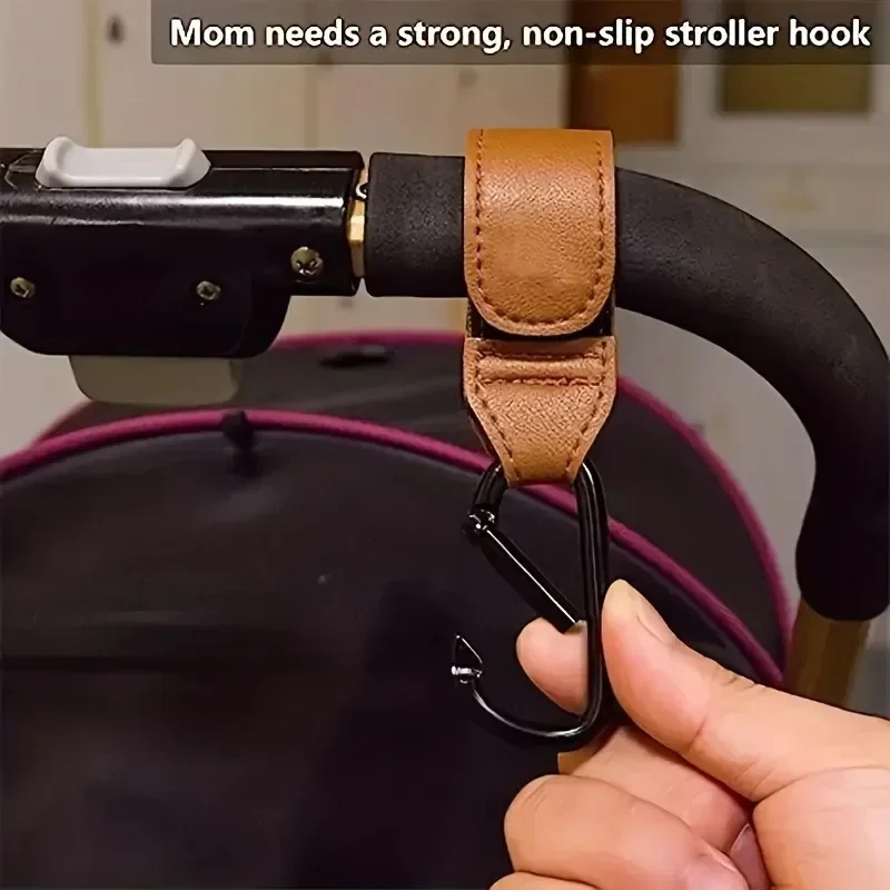 Baby Stroller Hook Fashion PU  - Travel Accessories For 1 Year Old ulasan dan harga