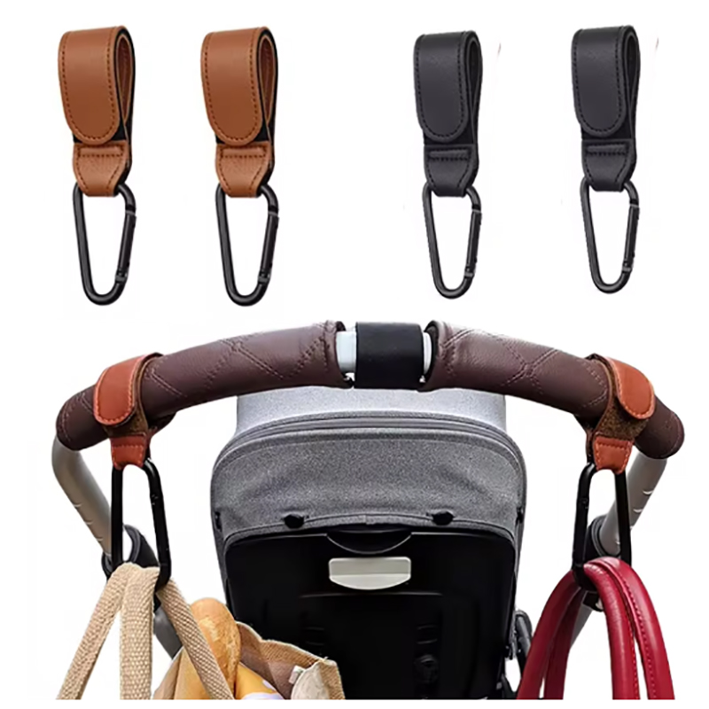 Baby Stroller Hook Fashion PU  - Travel Accessories For 1 Year Old ulasan dan harga