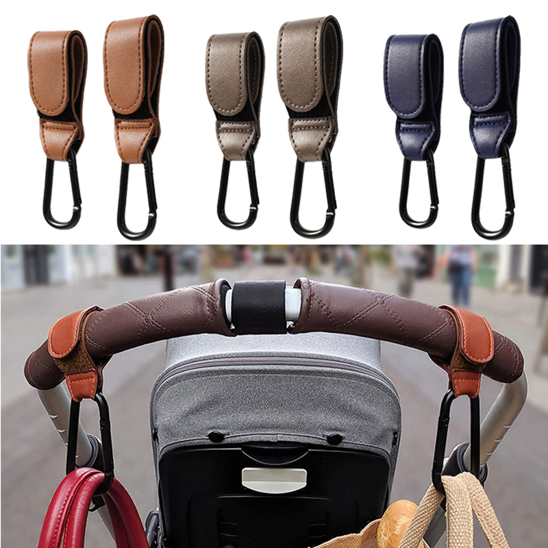 Baby Stroller Hook Fashion PU  - Travel Accessories For 1 Year Old ulasan dan harga