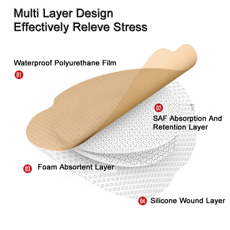 1Pcs Silicone Foam Dressing wi - First Aid Travel Kit ulasan dan harga