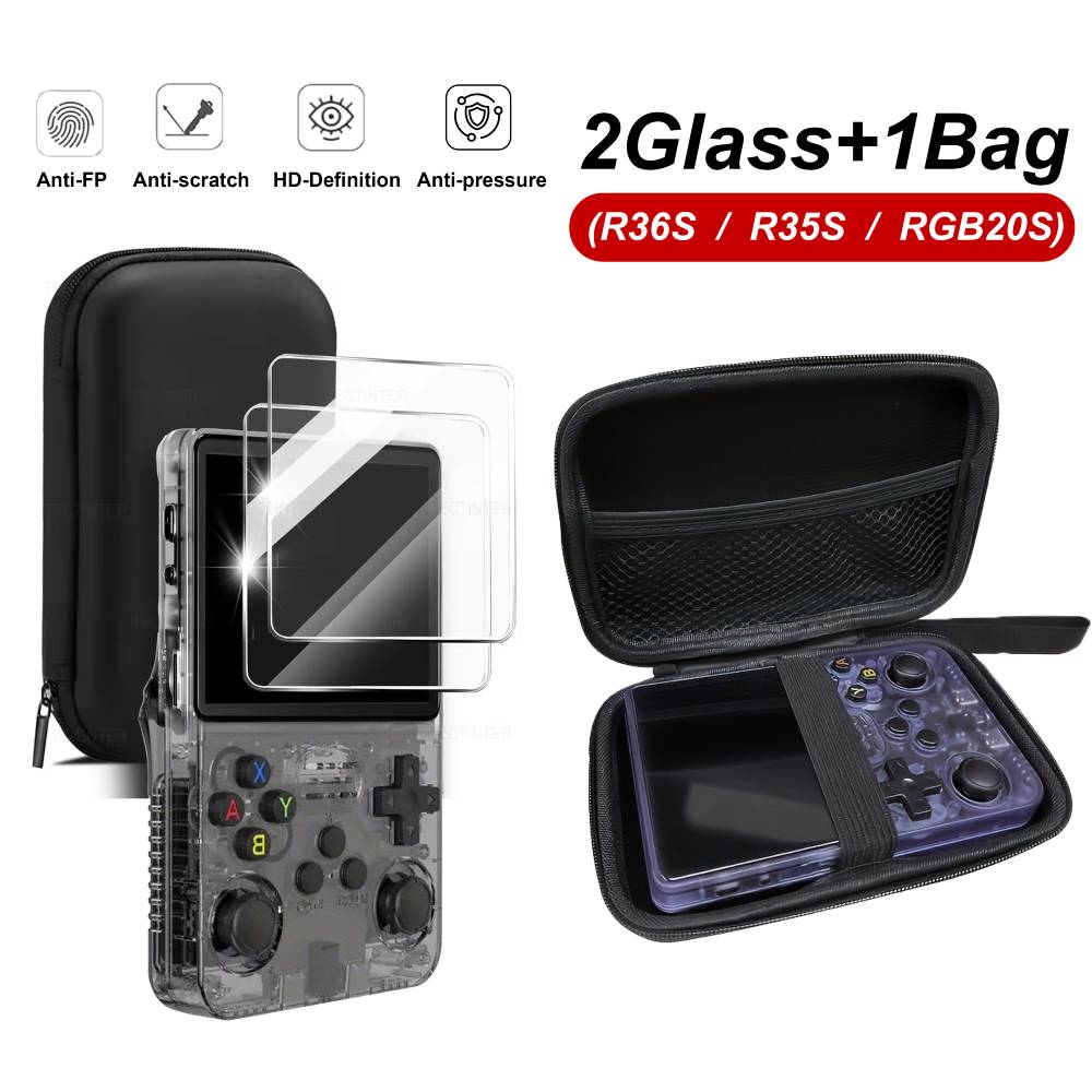 3 IN 1 Storage bag+Glass Tempe - Travel Accessories Kit Bag ulasan dan harga