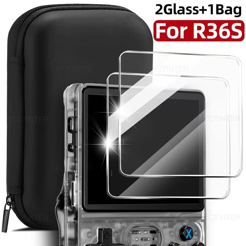 3 IN 1 Storage bag+Glass Tempe - Travel Accessories Kit Bag ulasan dan harga