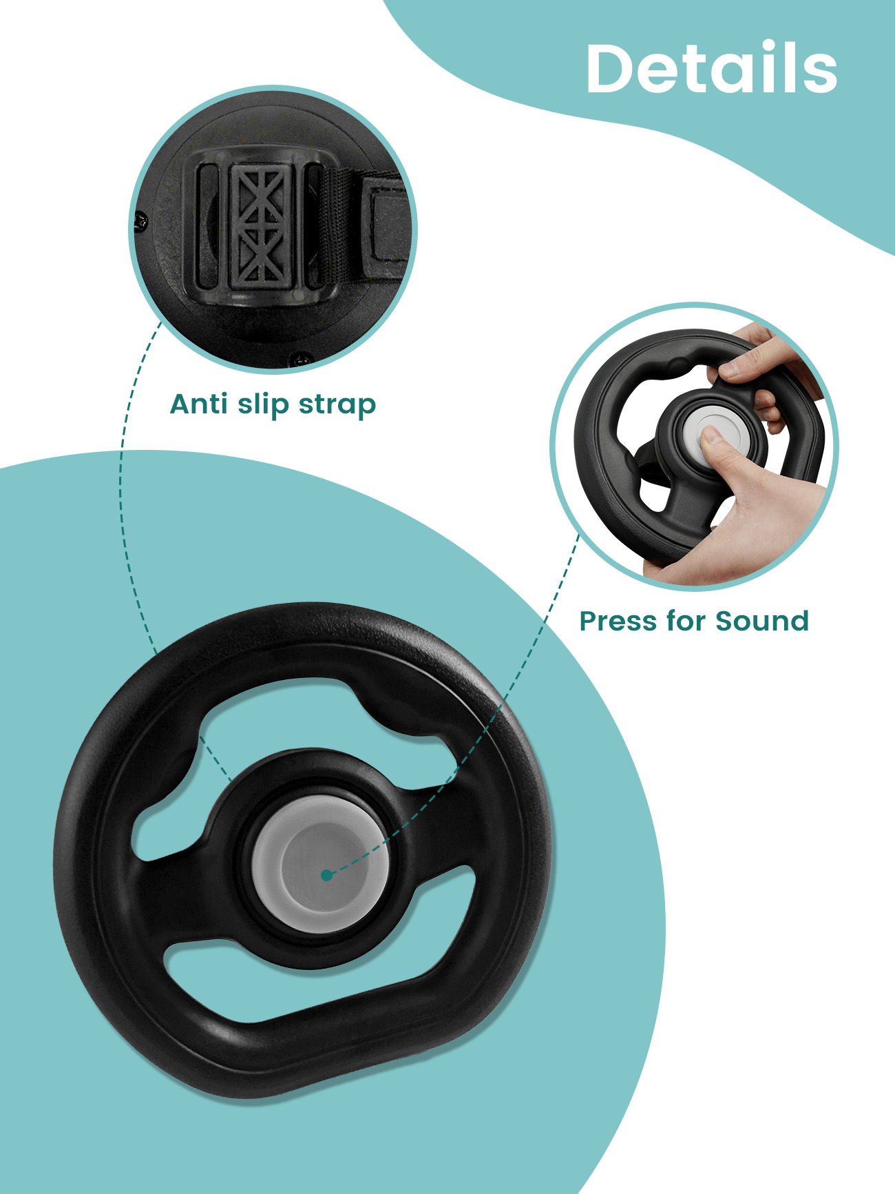 Stroller Steering Wheel Access - Travel Accessories For 1 Year Old ulasan dan harga