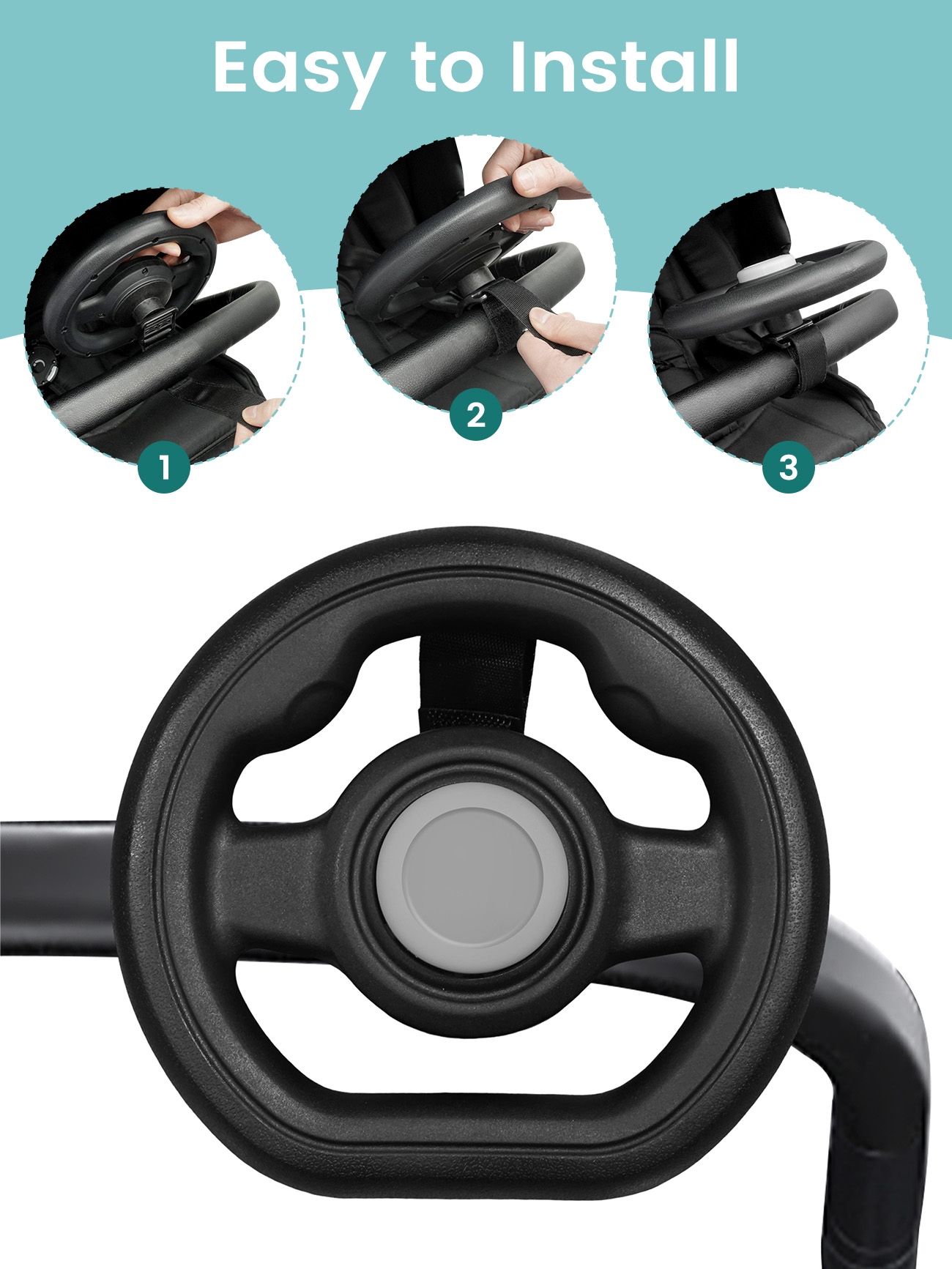 Stroller Steering Wheel Access - Travel Accessories For 1 Year Old ulasan dan harga