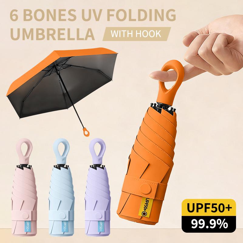 New UV Protection Mini Umbrell - Travel Umbrella Compact ulasan dan harga