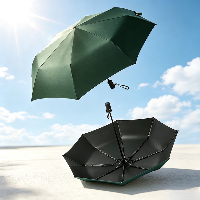 8‑Ribs Automatic Foldable Busi - Travel Umbrella Compact ulasan dan harga