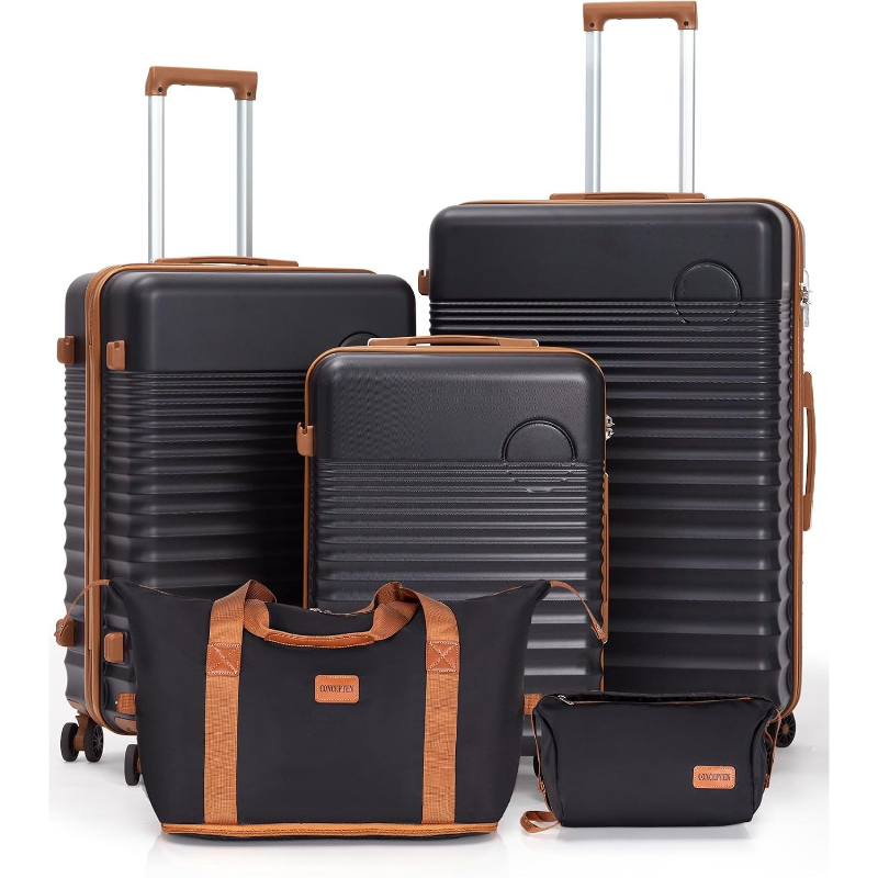 5 Piece Hardside Luggage Set A - Travel Lock Tsa Approved ulasan dan harga