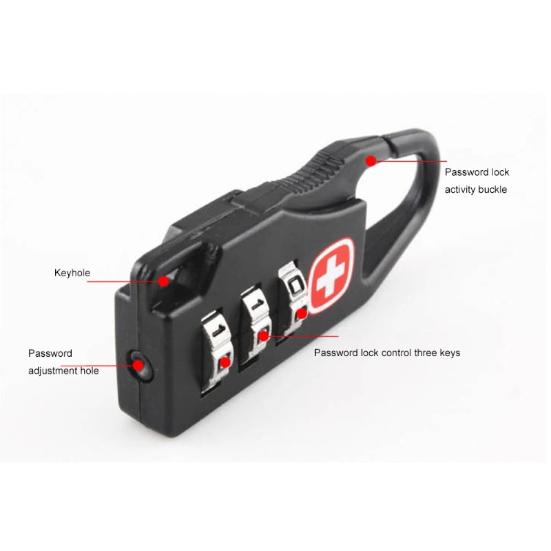 40-1PCS Mini Security Customs  - Travel Lock Tsa Approved ulasan dan harga