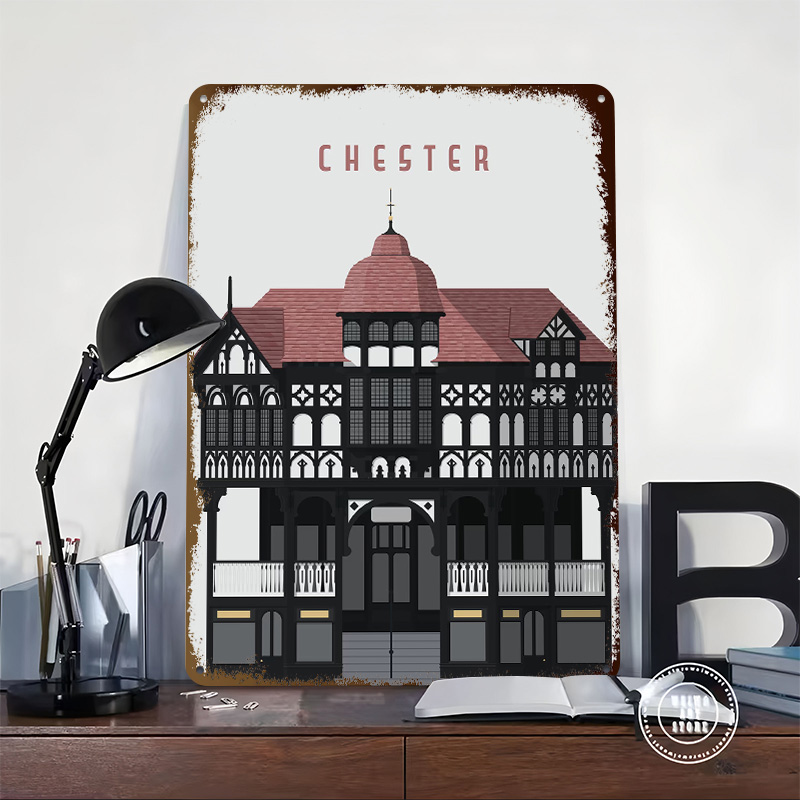 Chester Travel Printing Poster - Travel Accessories For Europe ulasan dan harga