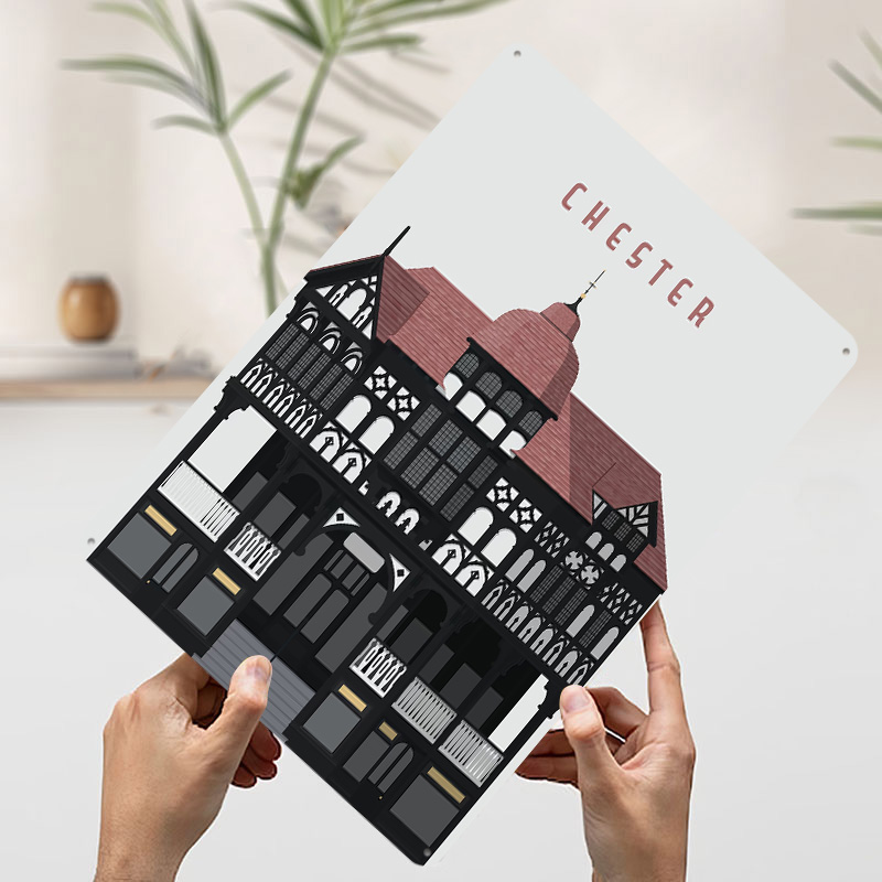 Chester Travel Printing Poster - Travel Accessories For Europe ulasan dan harga