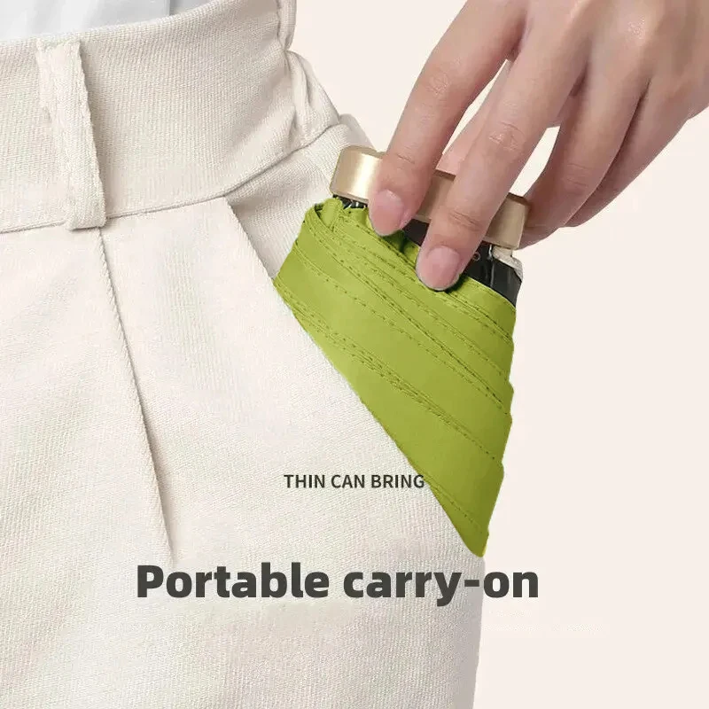 1Pc 55% Off Mini Sun Umbrella  - Travel Umbrella Compact ulasan dan harga
