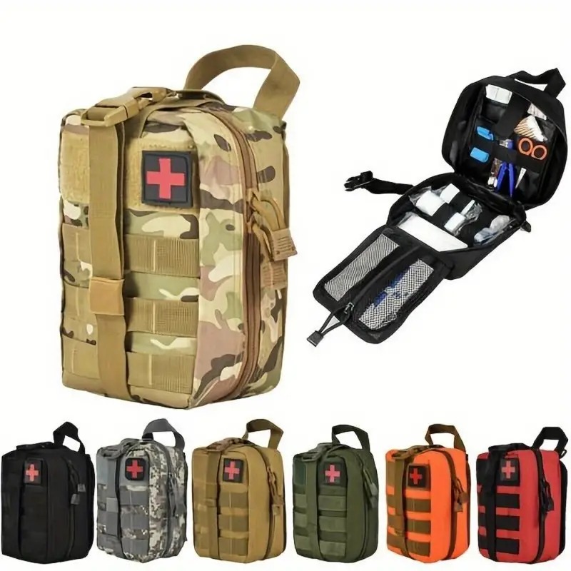 Outdoor First Aid Kit EDC Moll - Travel Accessories Kit Bag ulasan dan harga