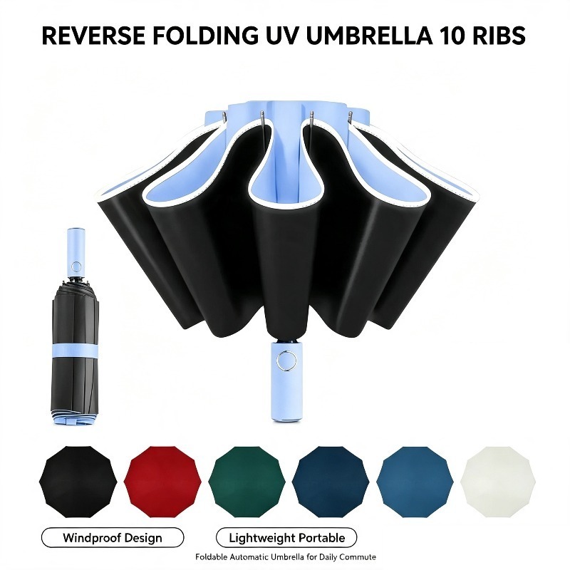 Automatic UV Protection Umbrel - Travel Umbrella Compact ulasan dan harga