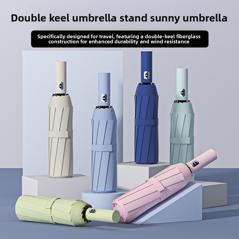 Automatic UV Protection Umbrel - Travel Umbrella Compact ulasan dan harga
