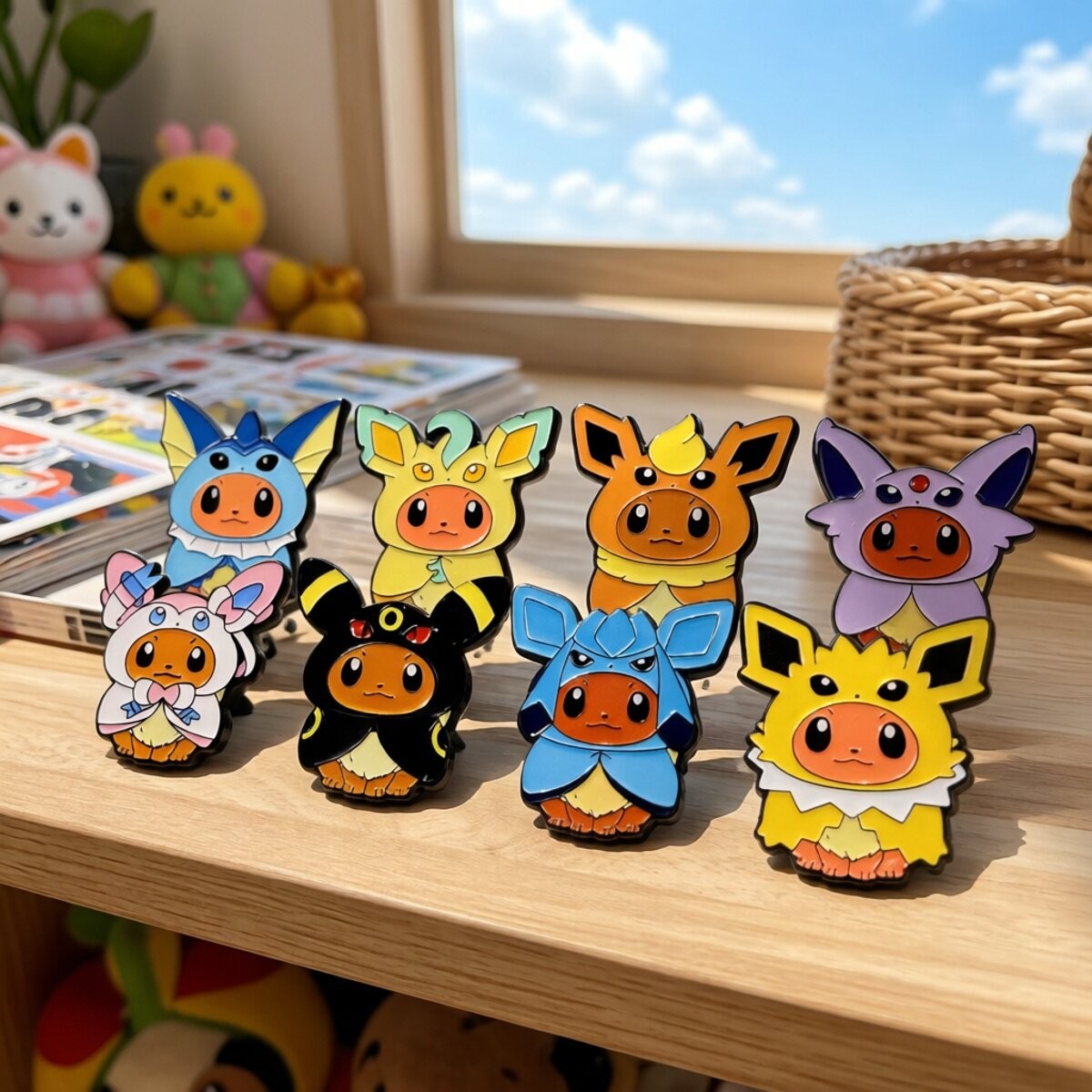 Kawaii Pokemon Anime Eevee Cos - Travel Accessories Japan ulasan dan harga