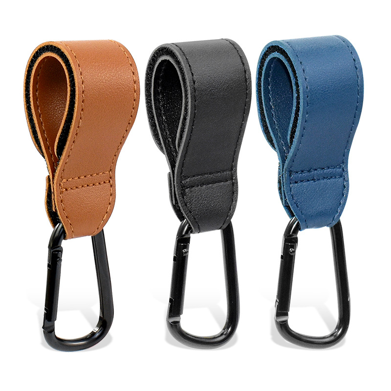 1PCS Baby Stroller Hook PU Lea - Travel Accessories For 1 Year Old ulasan dan harga
