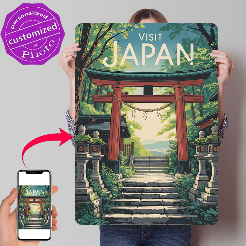 Visit Japan Travel 3D Texture  - Travel Accessories For Europe ulasan dan harga