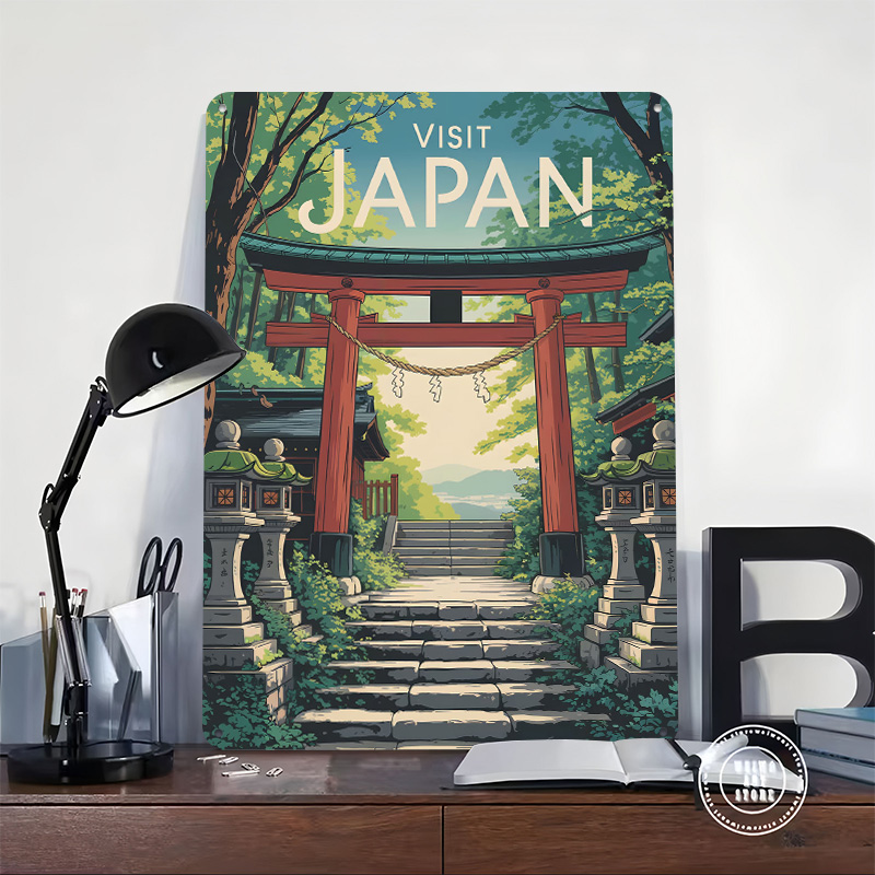 Visit Japan Travel 3D Texture  - Travel Accessories For Europe ulasan dan harga