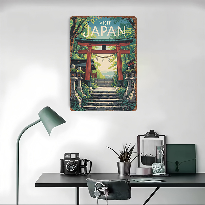 Visit Japan Travel 3D Texture  - Travel Accessories For Europe ulasan dan harga