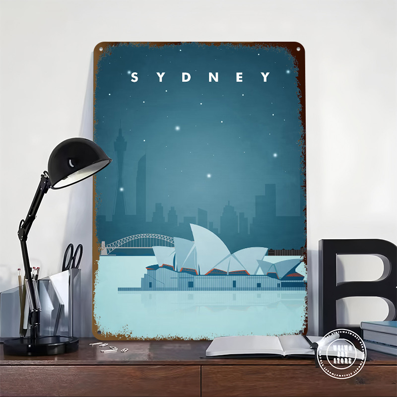 Sydney Travel Poster Customize - Travel Accessories For Europe ulasan dan harga