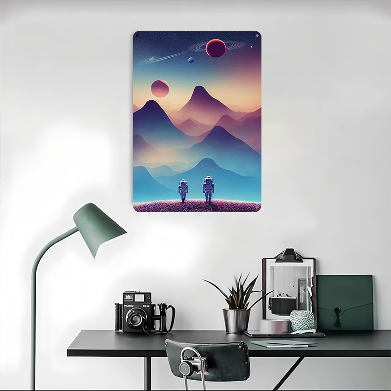 Astronaut Traveling Poster Cus - Travel Accessories For Europe ulasan dan harga
