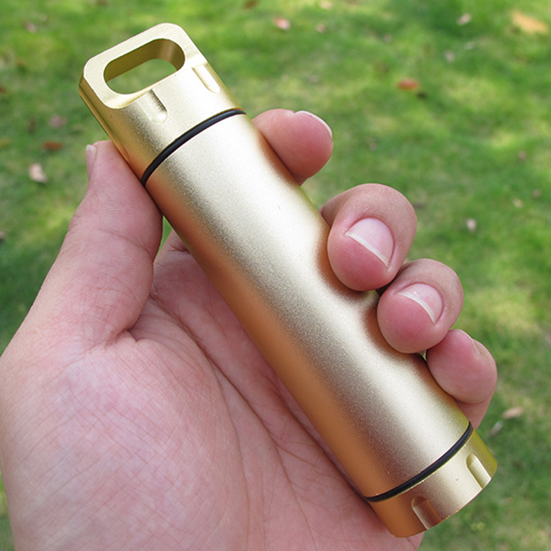 Outdoor Survival Bottle Alumin - First Aid Travel Kit ulasan dan harga
