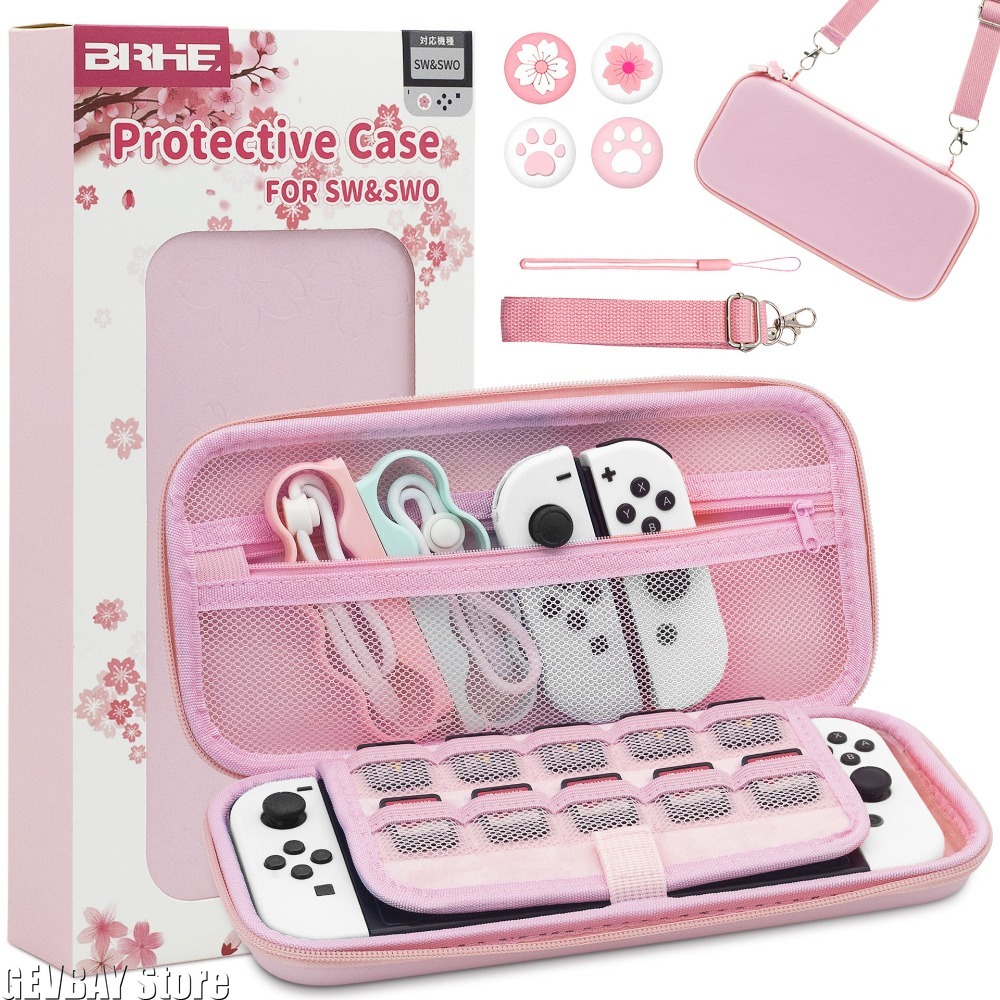 PU  Sakura Pink Shell Portable - Travel Accessories Kit Bag ulasan dan harga