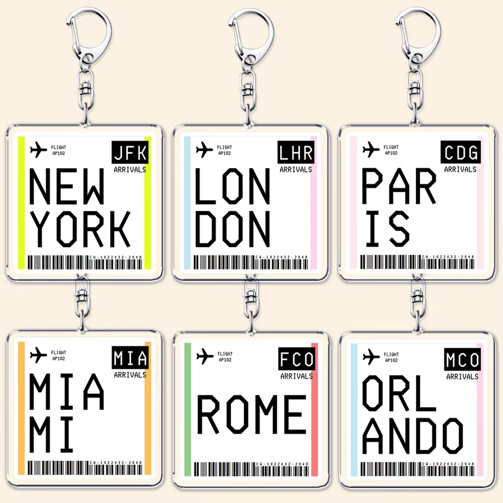 Travel Plane Ticket Boarding P - Travel Accessories Jewelry ulasan dan harga