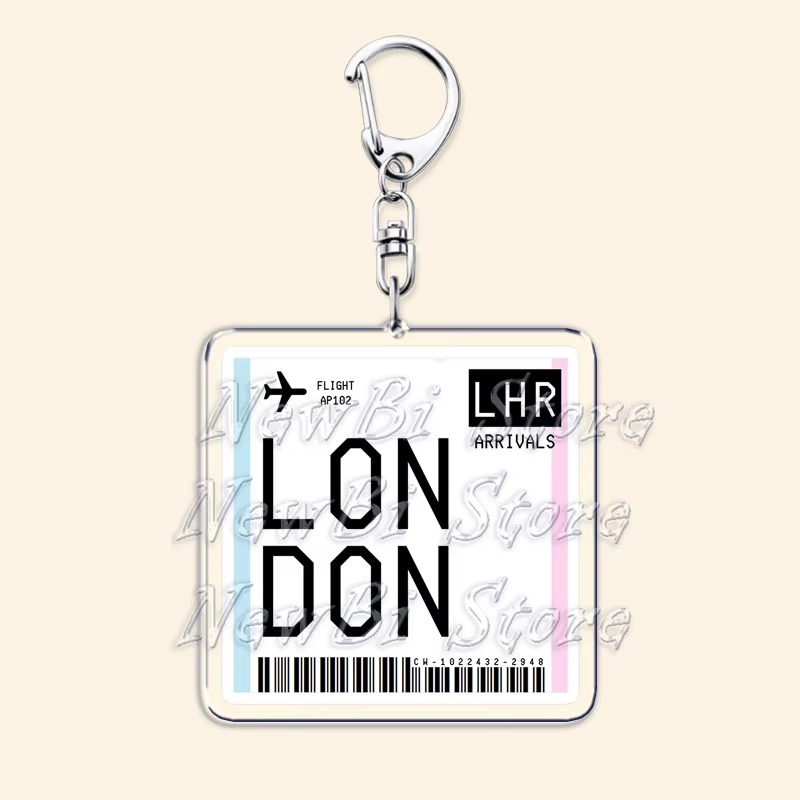 Travel Plane Ticket Boarding P - Travel Accessories Jewelry ulasan dan harga